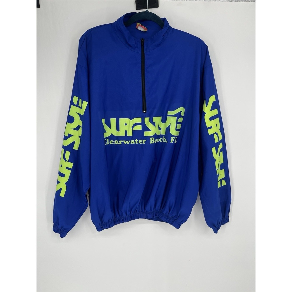Surf Style Clearwater Beach Florida USA Windbreaker Jacket One‎ Size Fits All